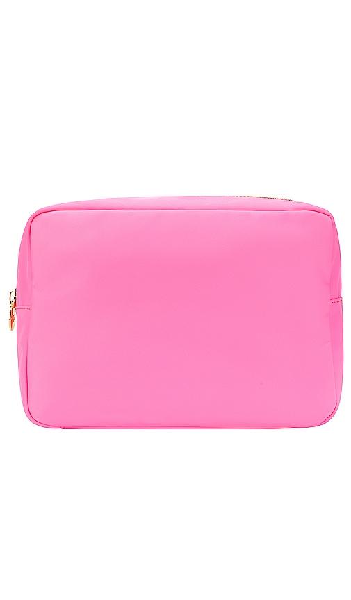 stoney clover lane classic large pouch in bubble gum.
