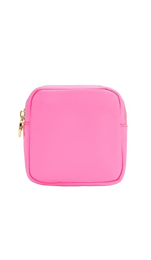 stoney clover lane classic mini pouch in bubble gum.