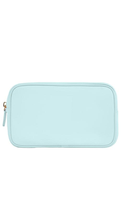 stoney clover lane double zip pouch in sky.