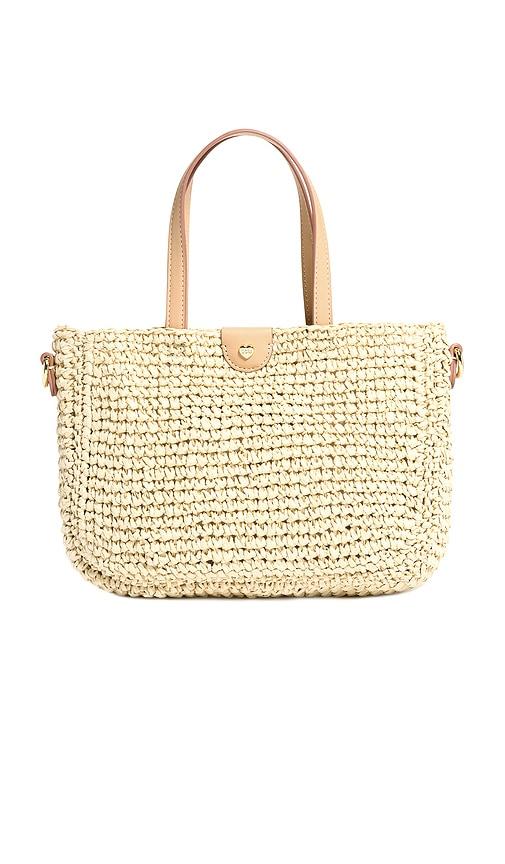 stoney clover lane little e/w tote in natural.