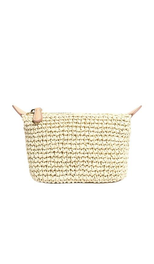 stoney clover lane pouchette in natural.