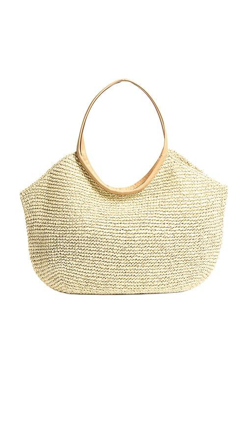stoney clover lane scoop tote in natural.
