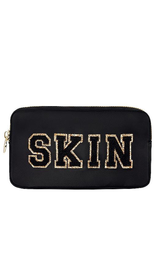 stoney clover lane skin small pouch in noir.