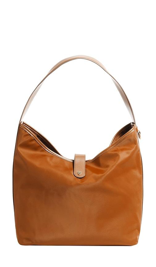 stoney clover lane slouchy shoulder bag in cognac.