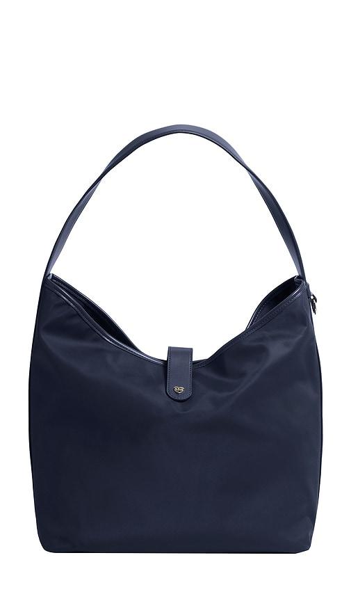 stoney clover lane slouchy shoulder bag in navy.
