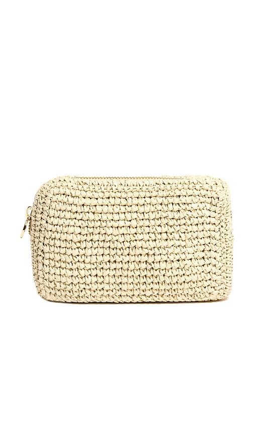 stoney clover lane small pouch in natural.