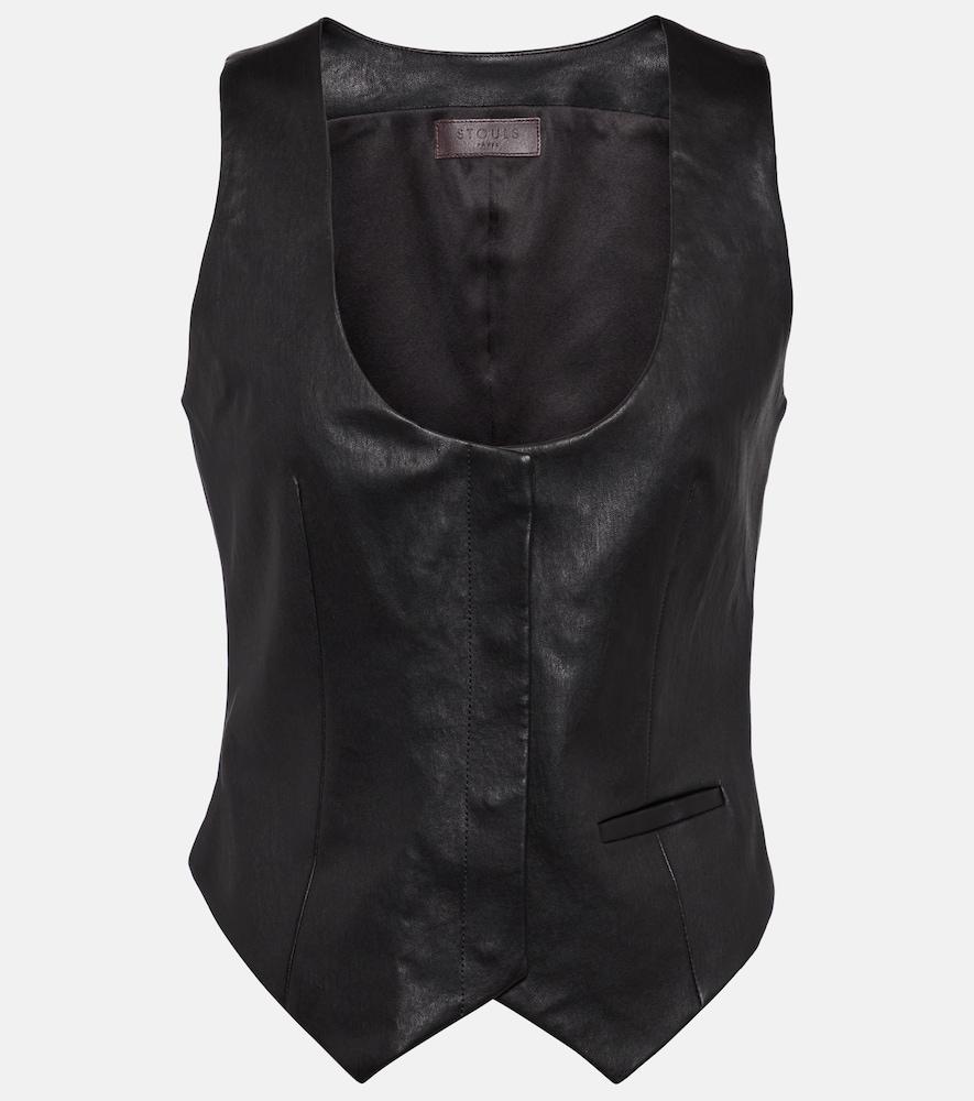 stouls adrian leather vest