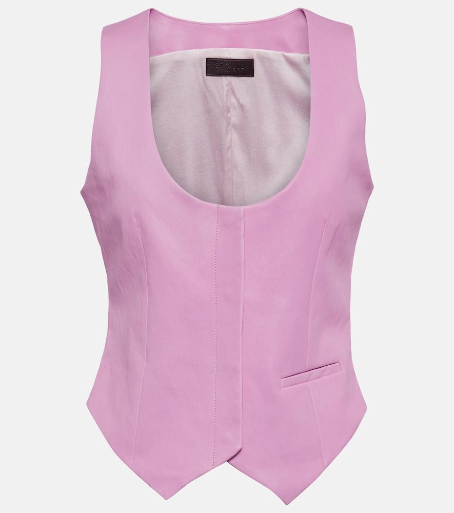 stouls adrian leather vest