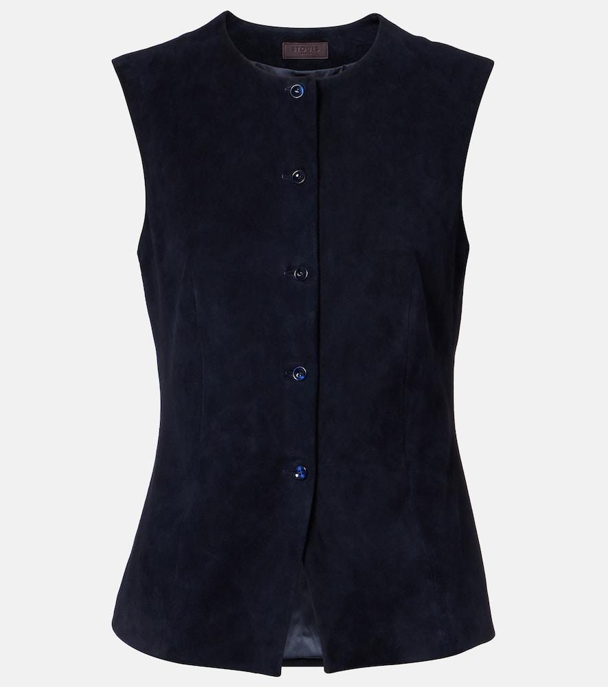 stouls casino suede vest