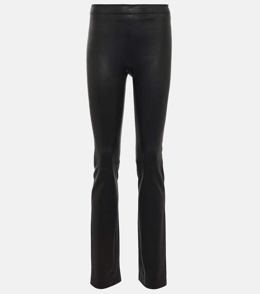 stouls cropped leather trousers