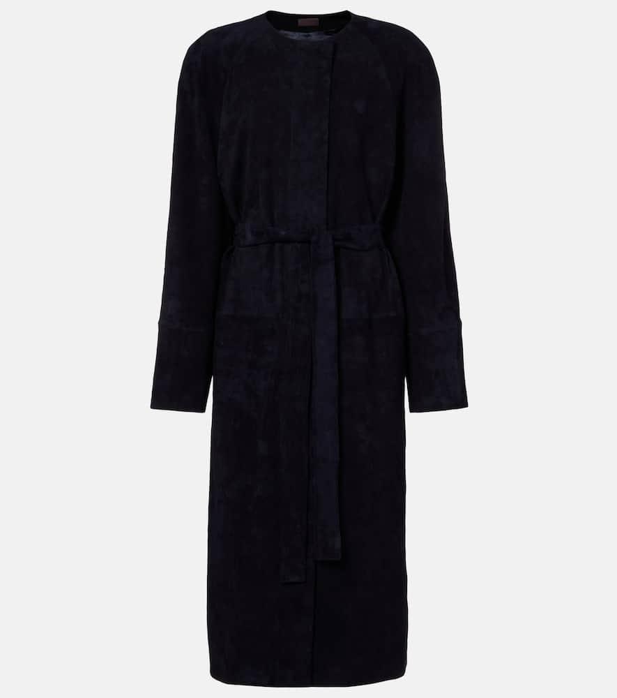 stouls dietrich suede coat
