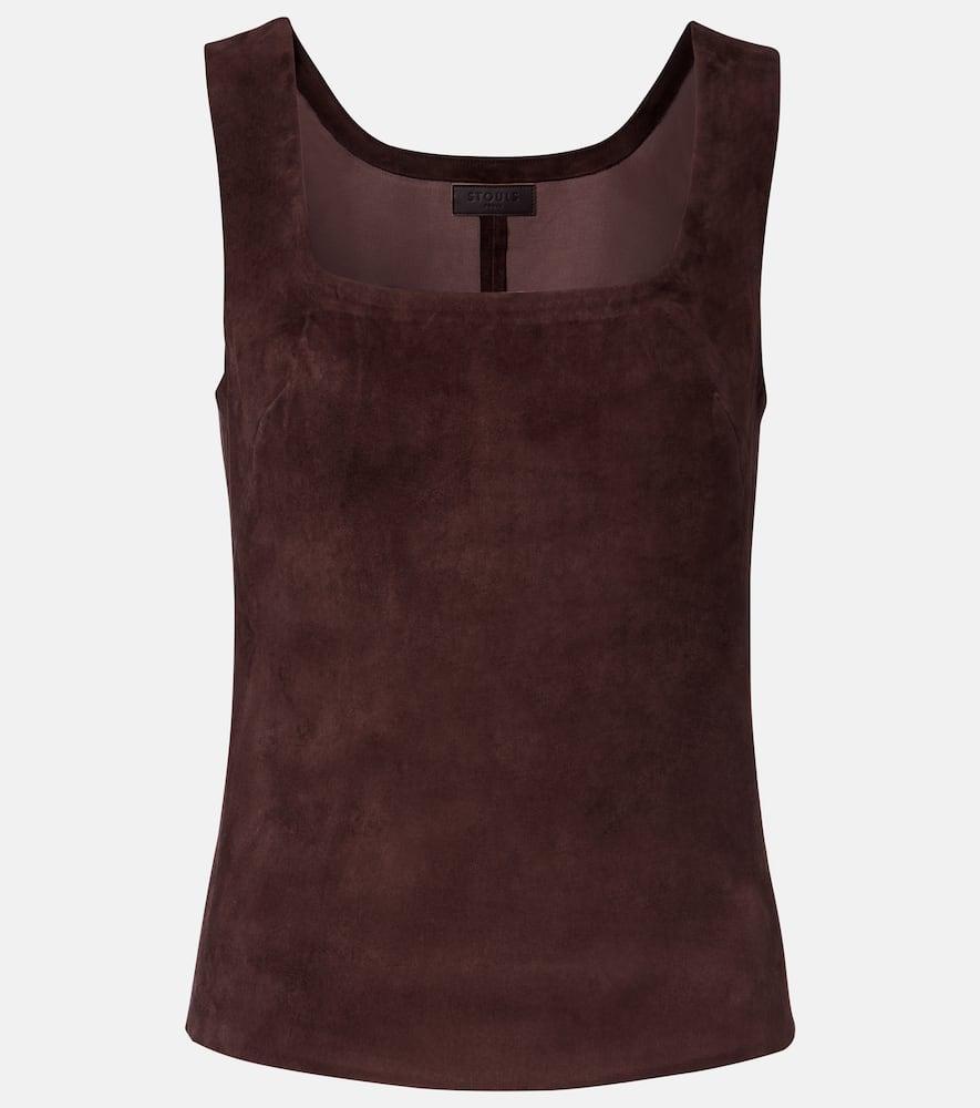 stouls edie suede tank top