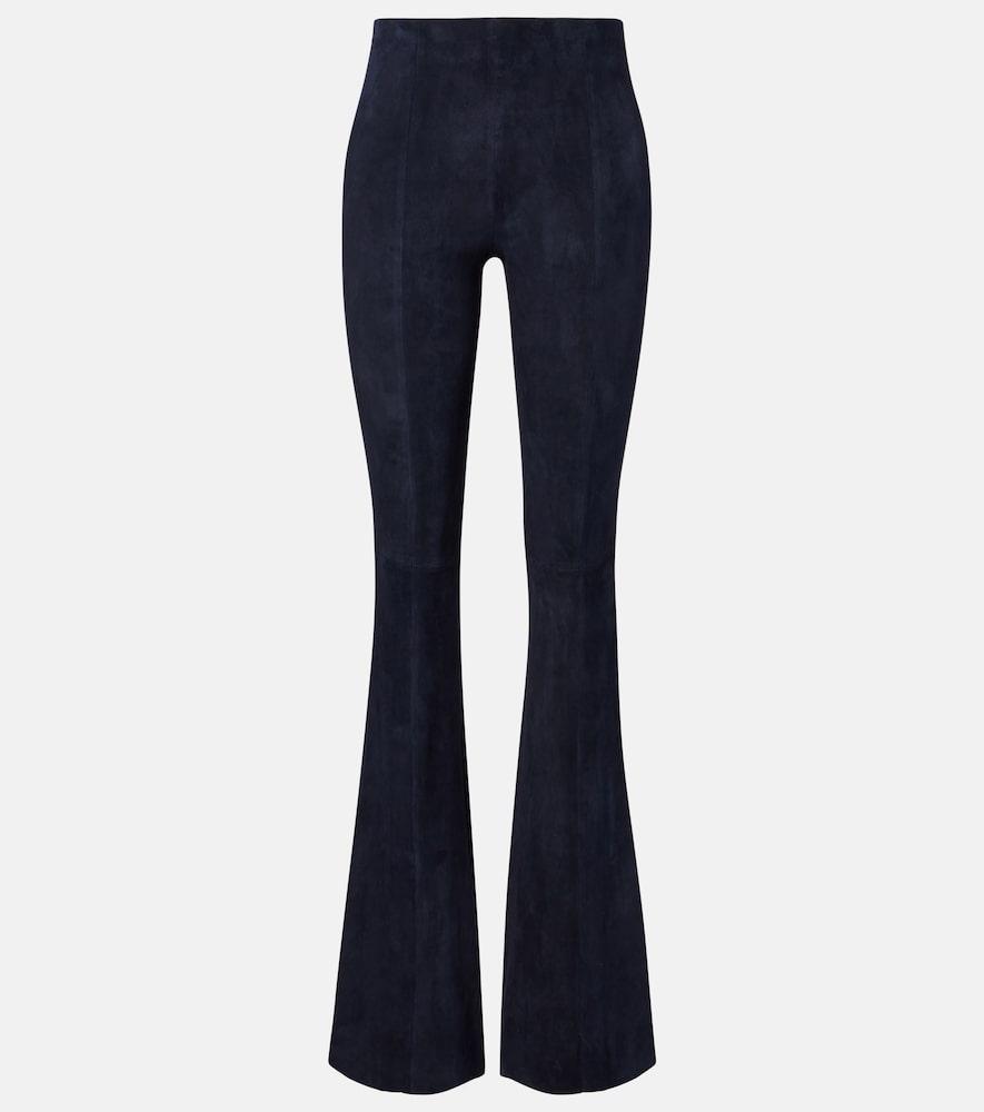 stouls gege suede flared pants