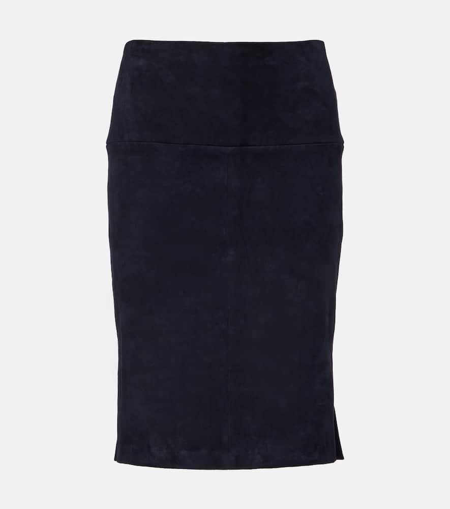 stouls gin suede pencil skirt