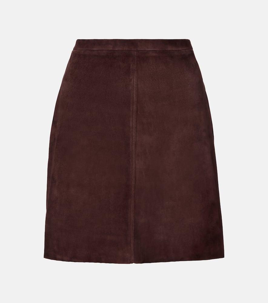 stouls lucie 22 suede miniskirt