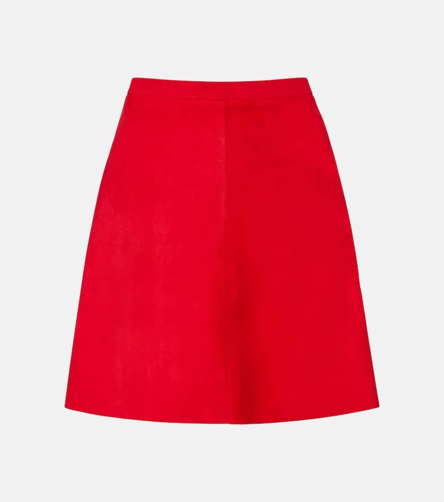 stouls lucie 22 suede miniskirt