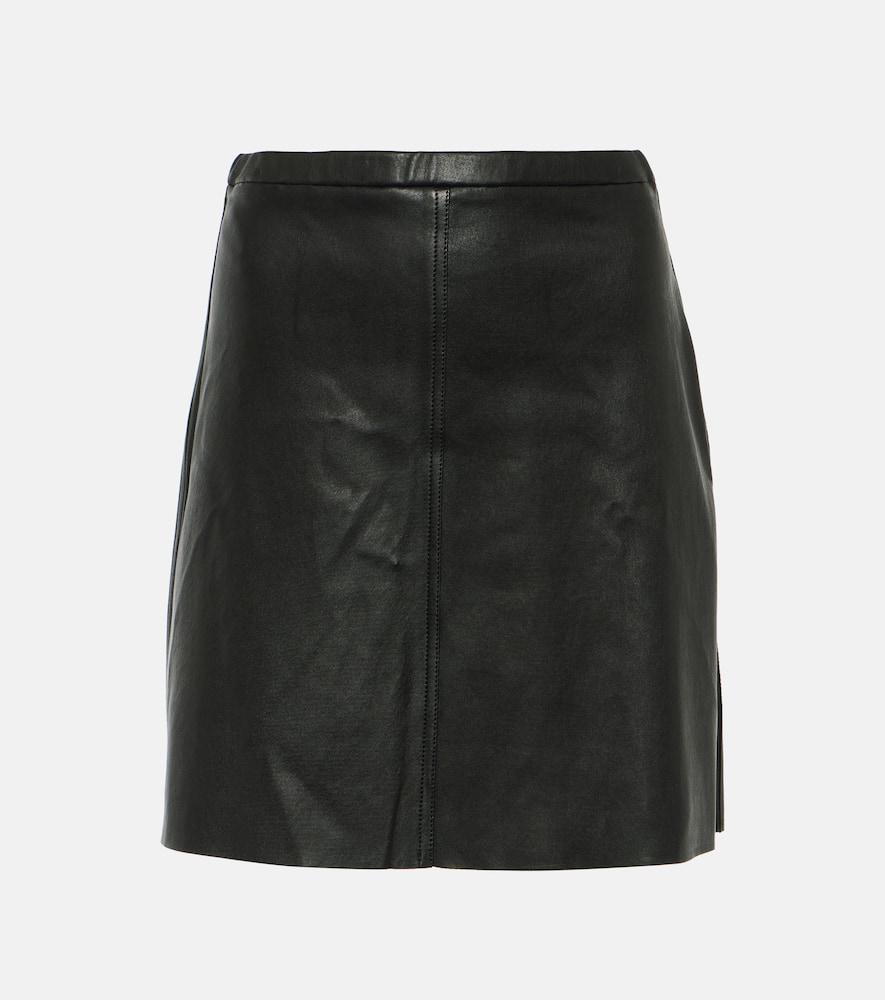 stouls lucie leather skirt