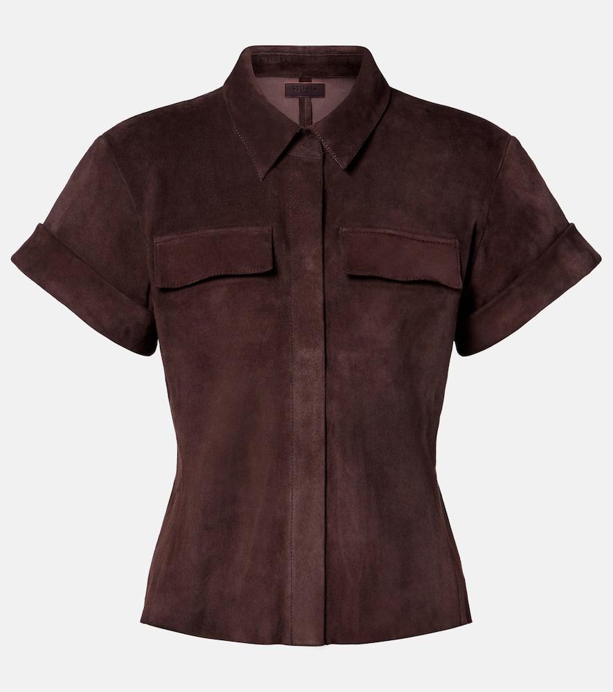 stouls miller suede shirt