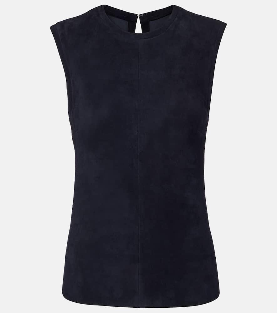 stouls miuccia suede top