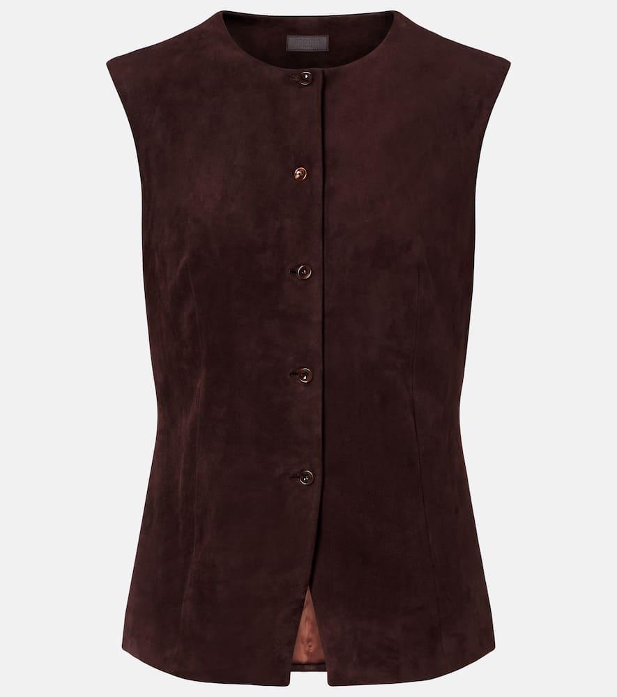 stouls suede casino vest
