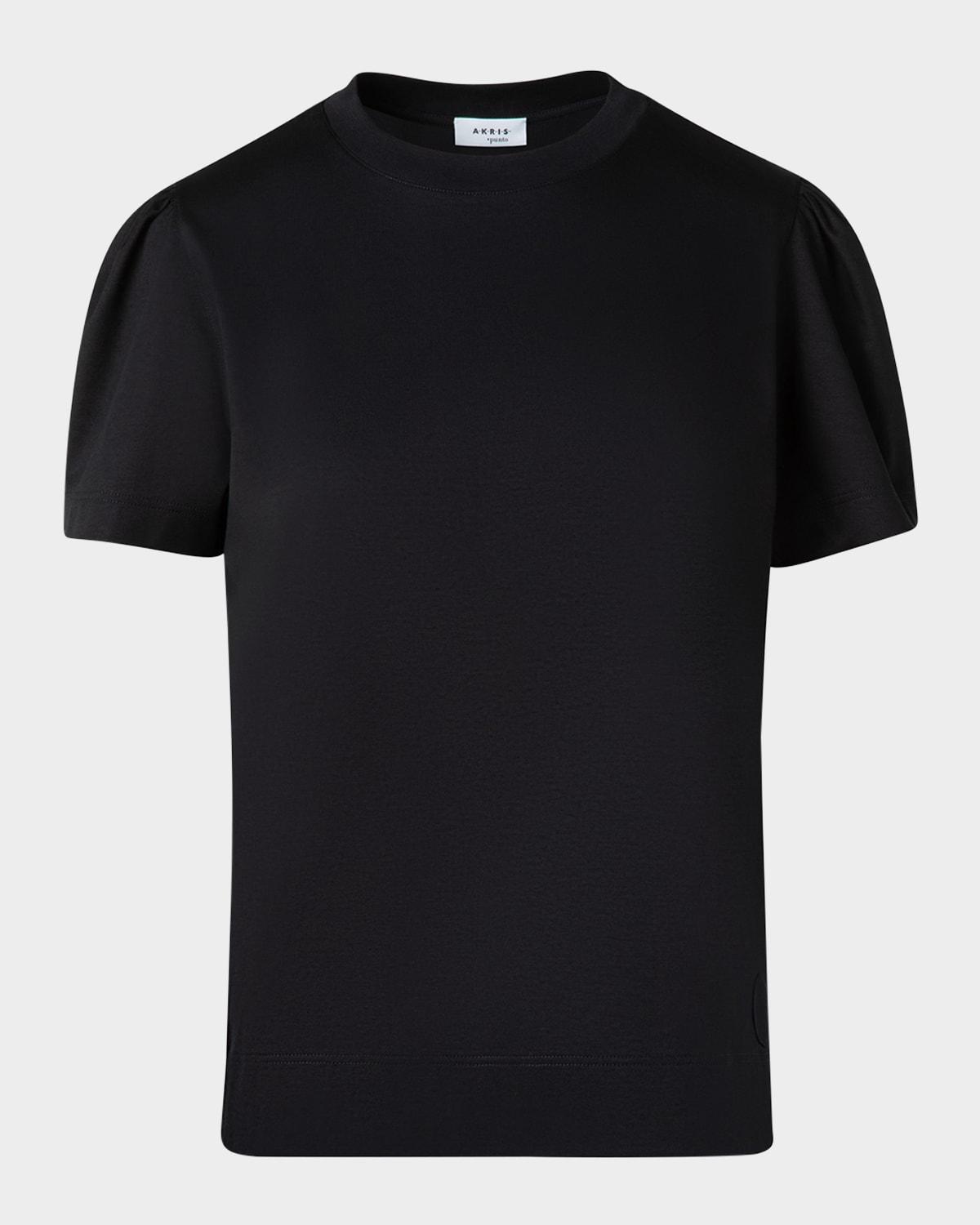 straight cotton jersey t-shirt