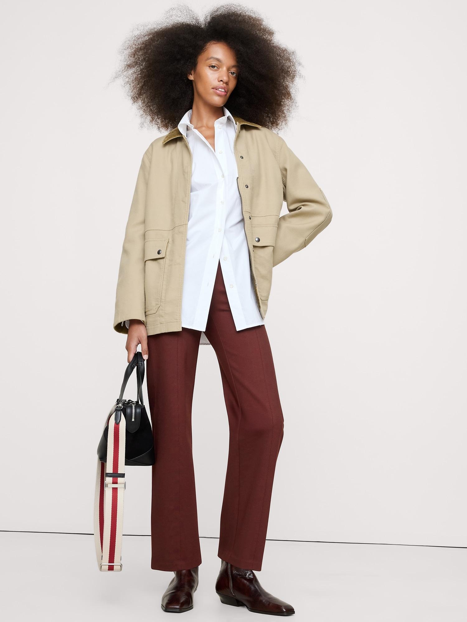 straight everywhere ponte ankle pant