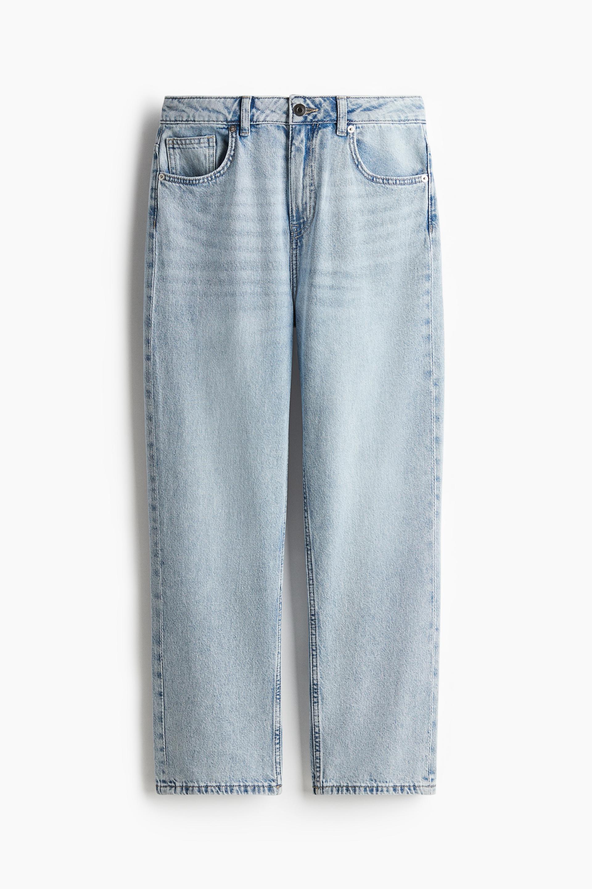 straight high ankle jeans