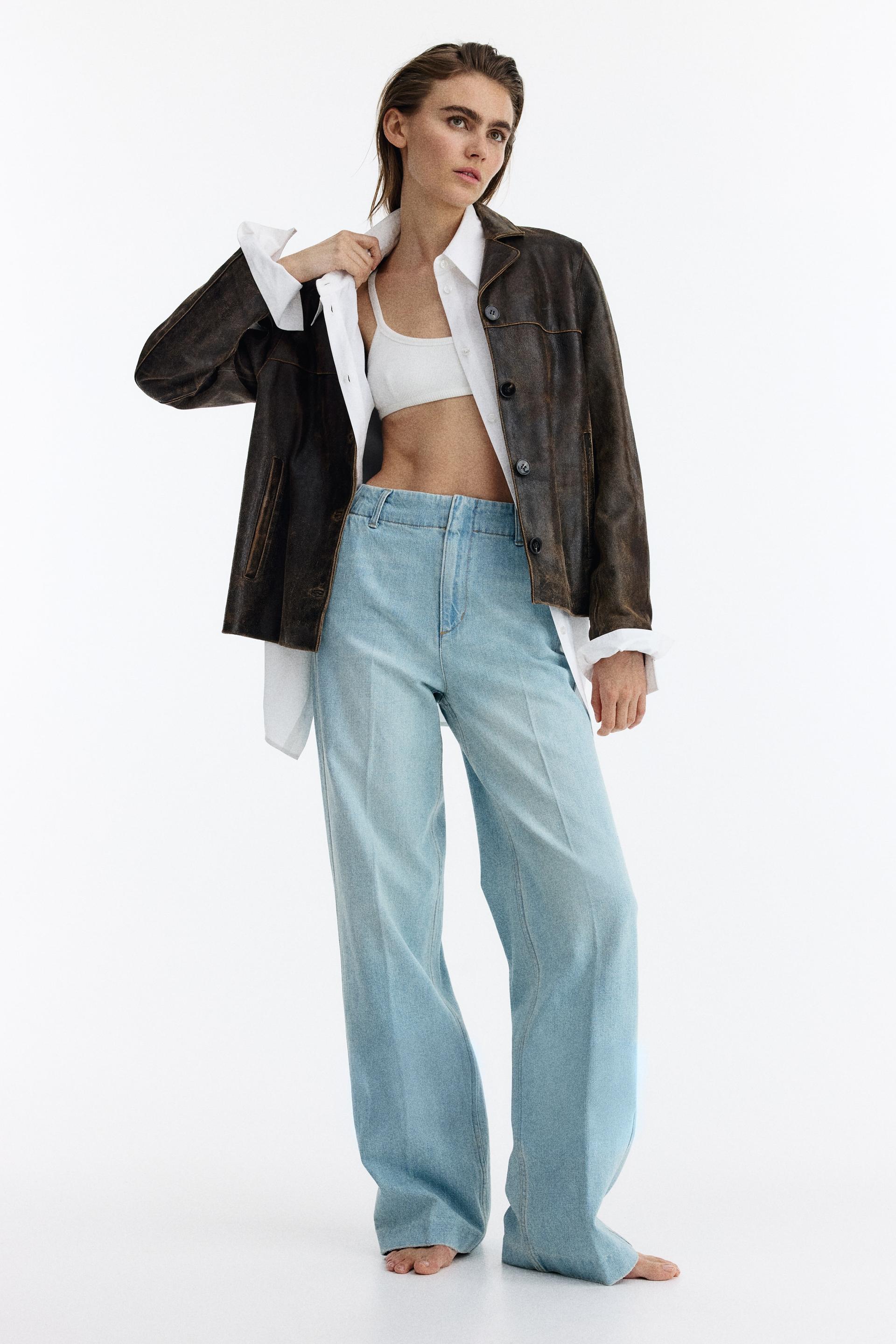 straight high jeans