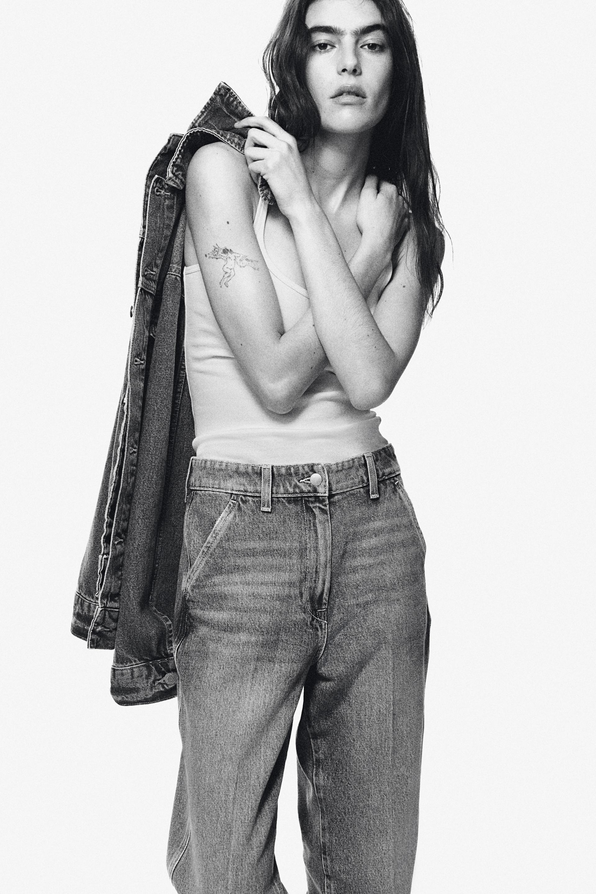 straight high jeans