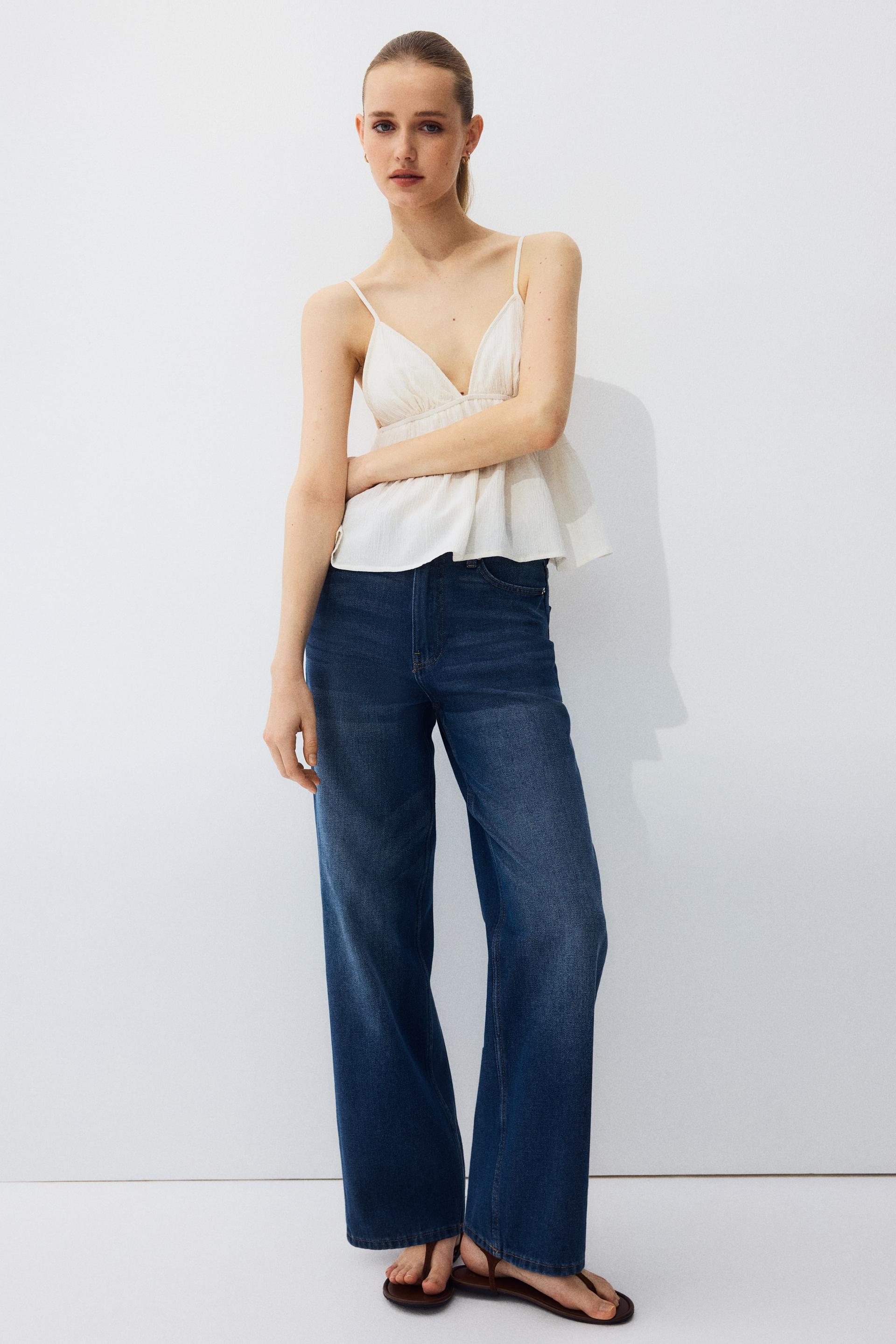 straight high jeans