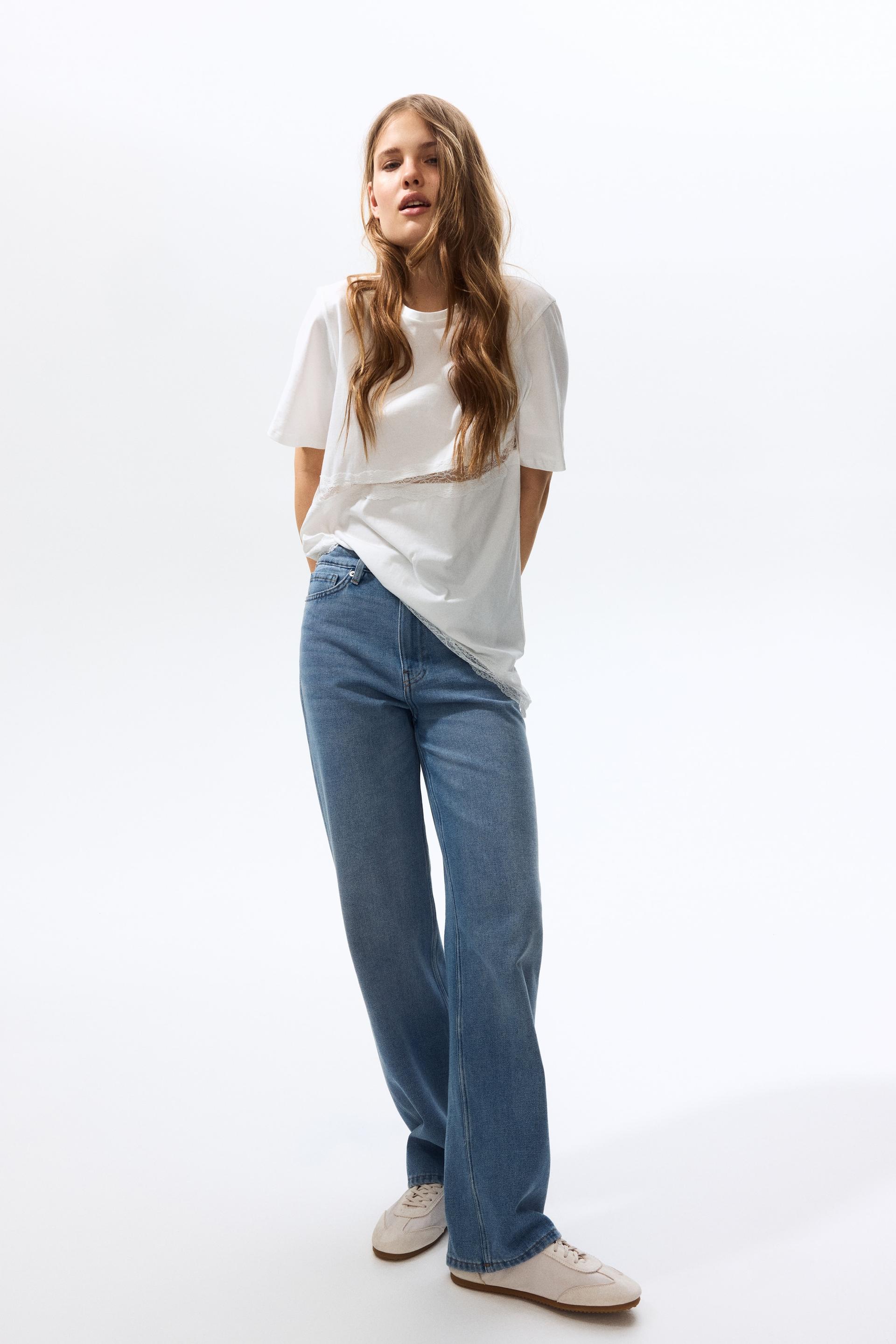 straight high jeans