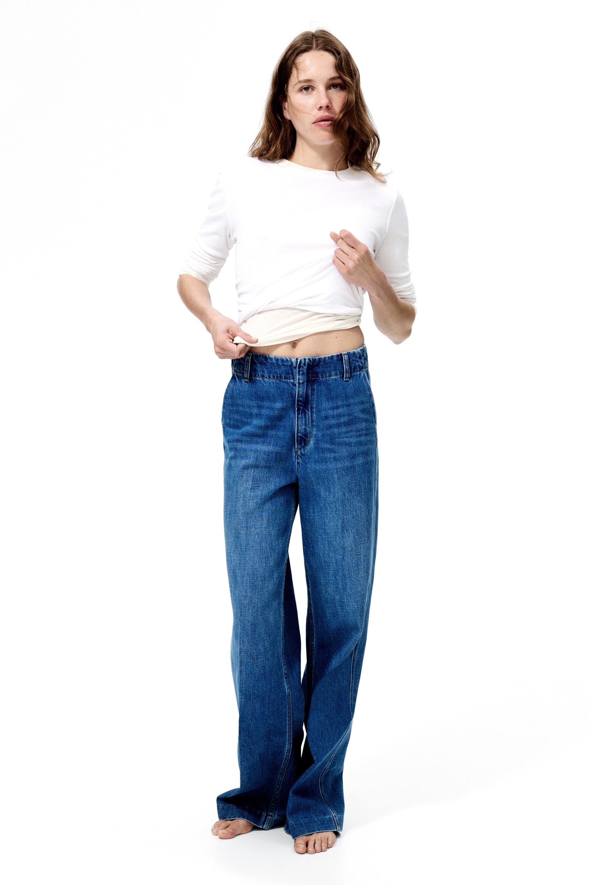 straight high jeans
