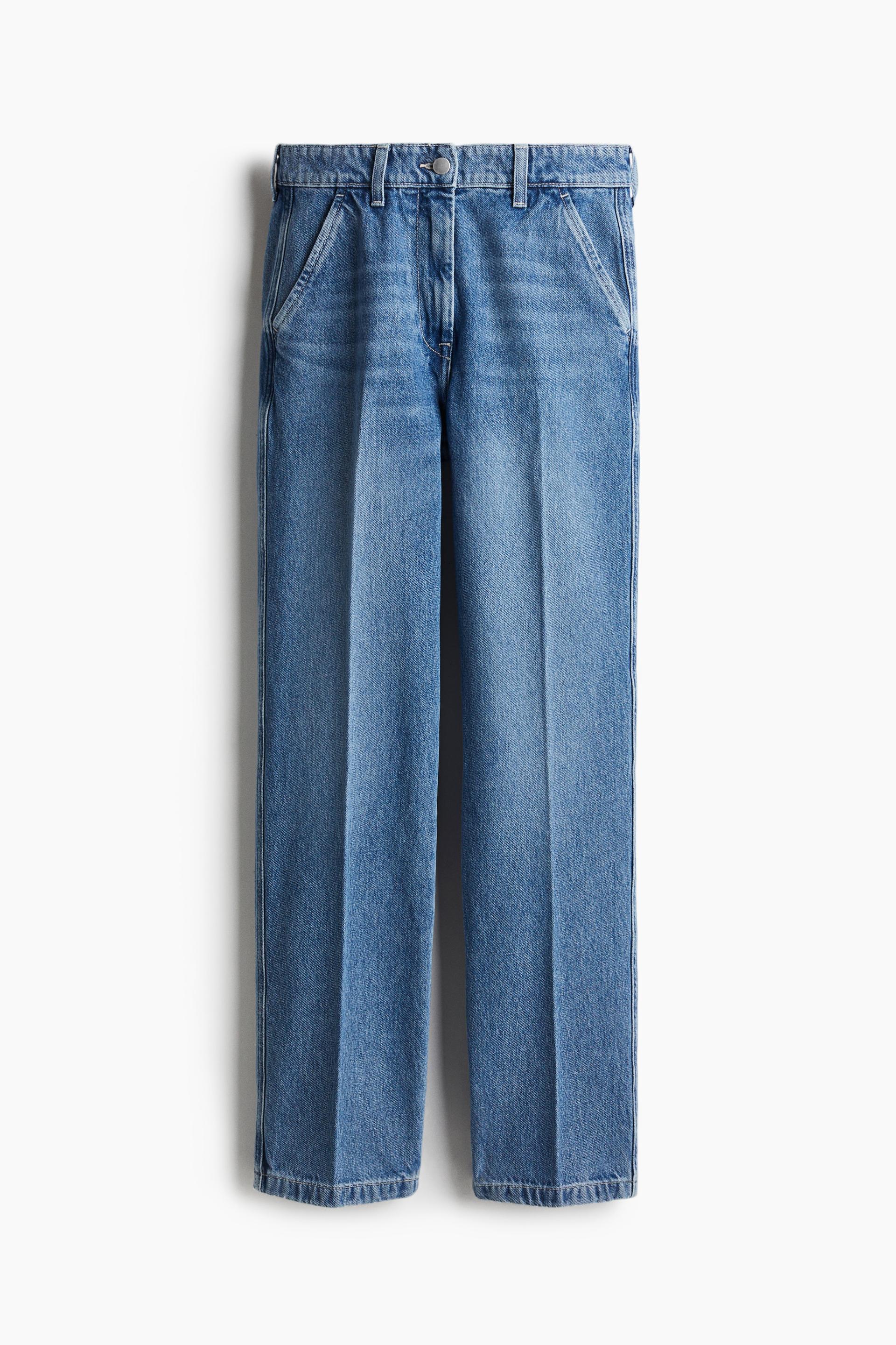 straight high jeans