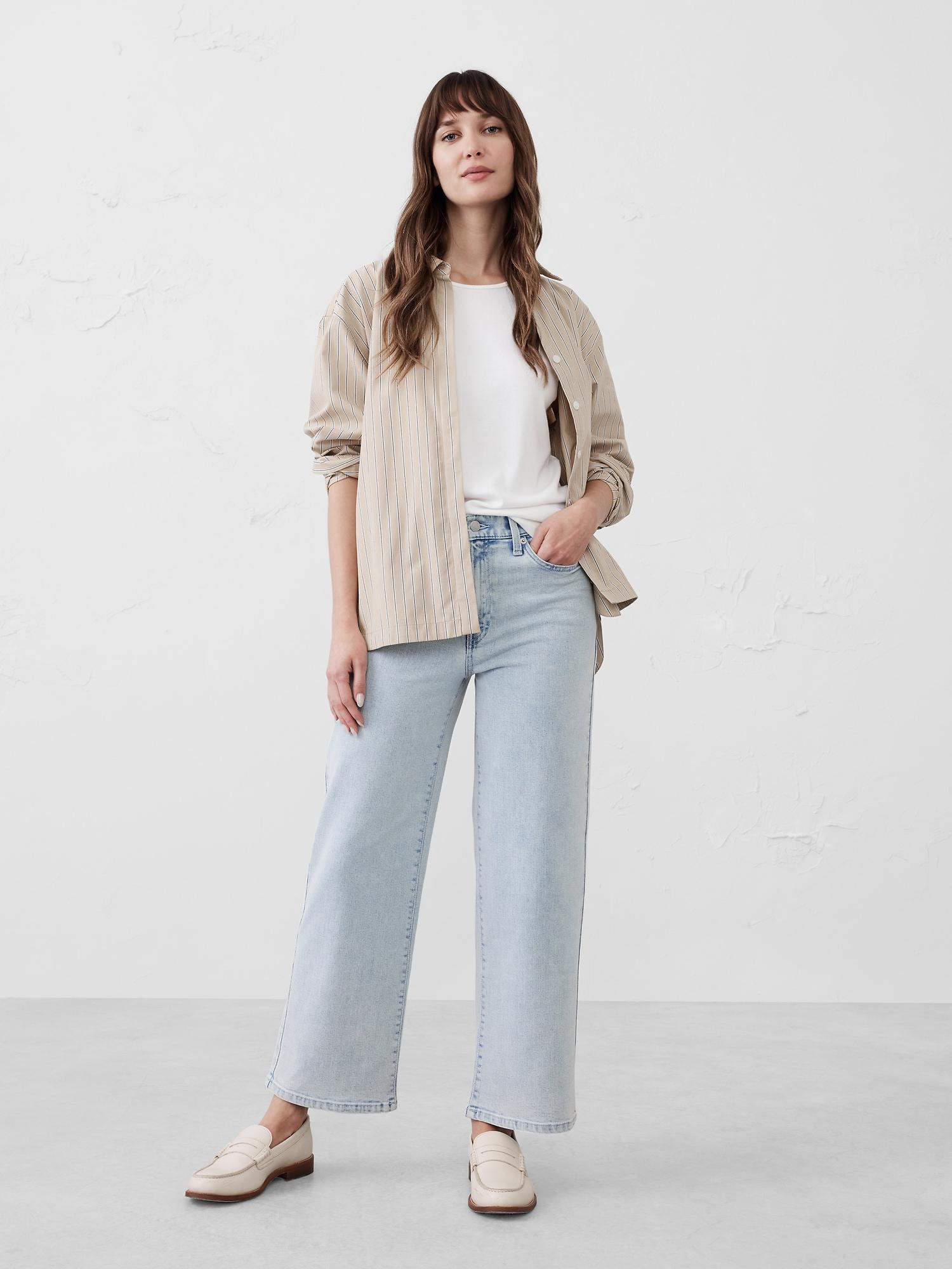 straight high-rise jean