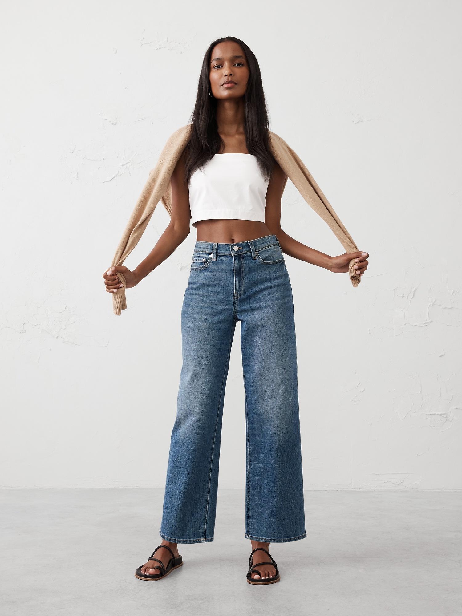 straight high-rise jean
