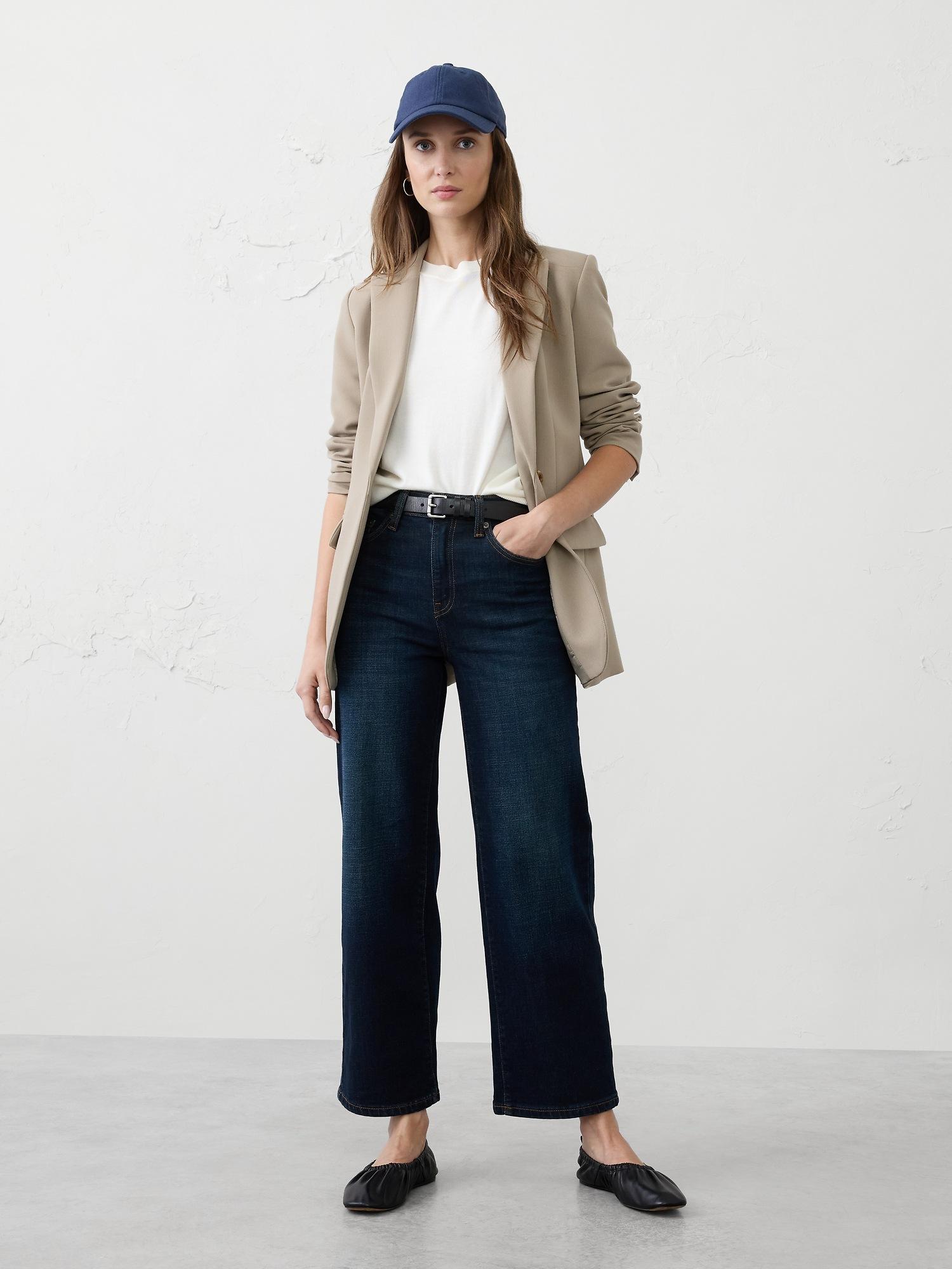 straight high-rise jean