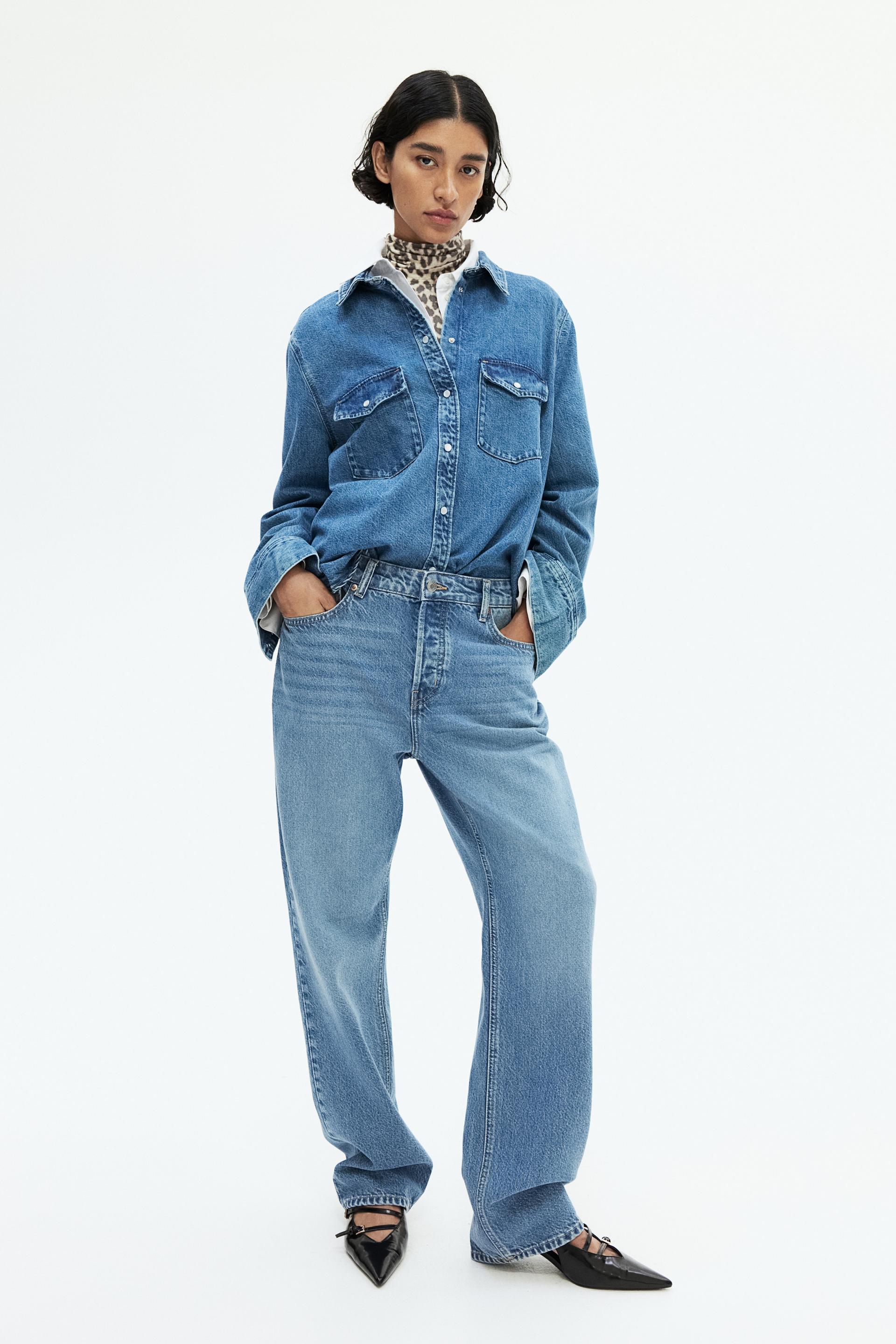 straight jeans