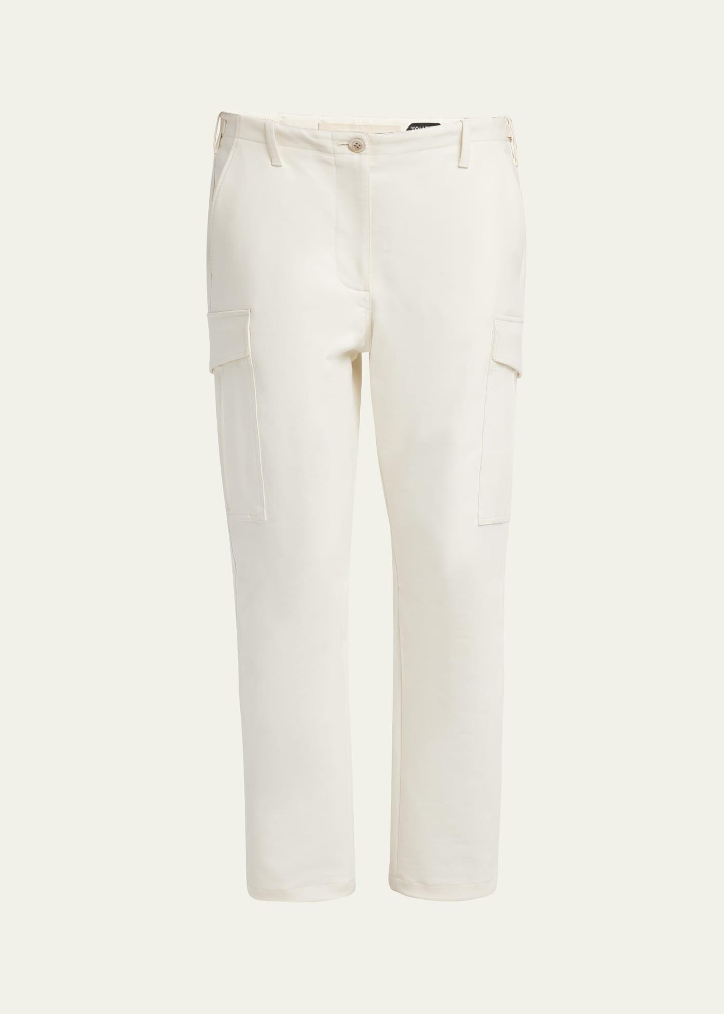straight-leg cargo trousers