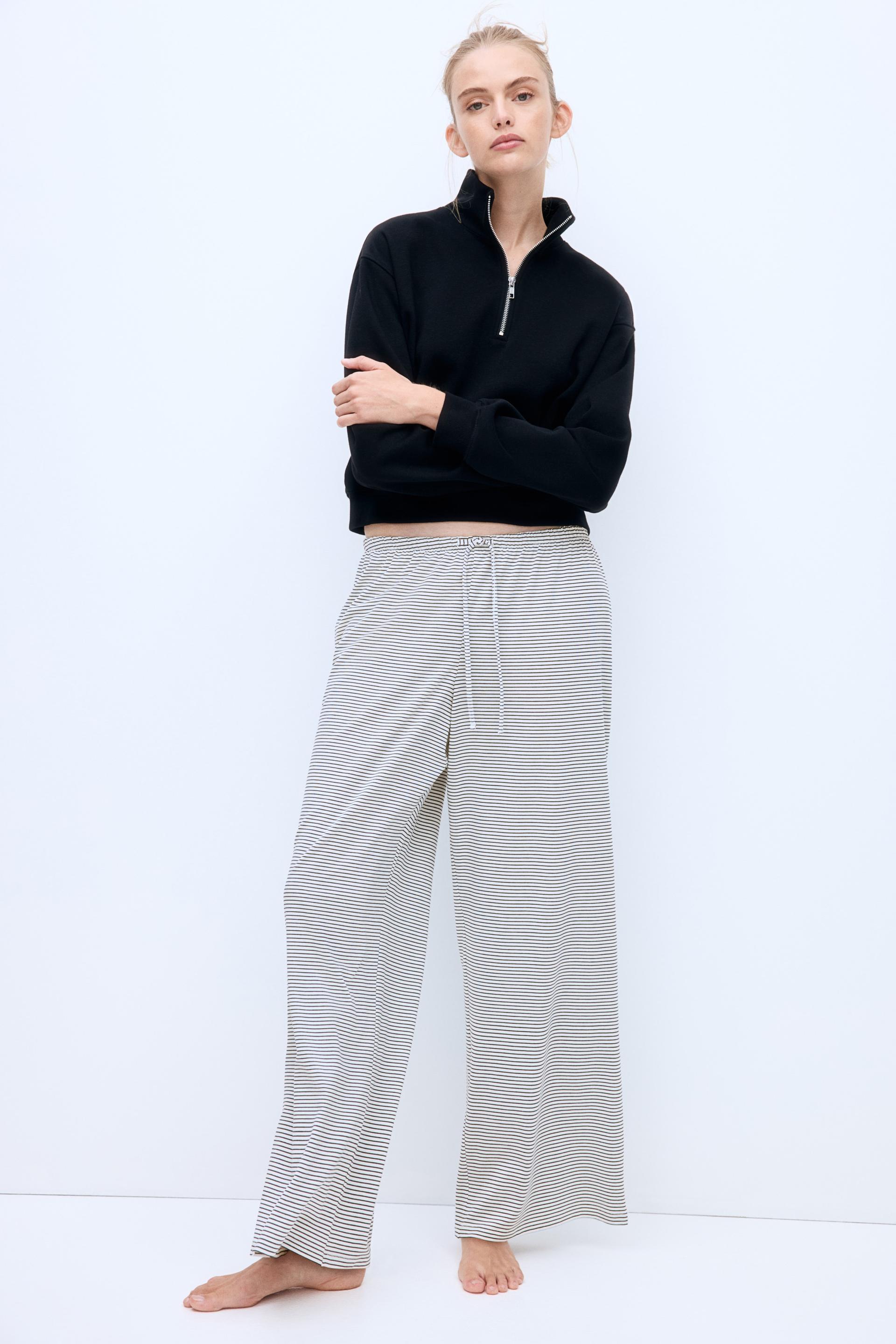straight-leg drawstring pants
