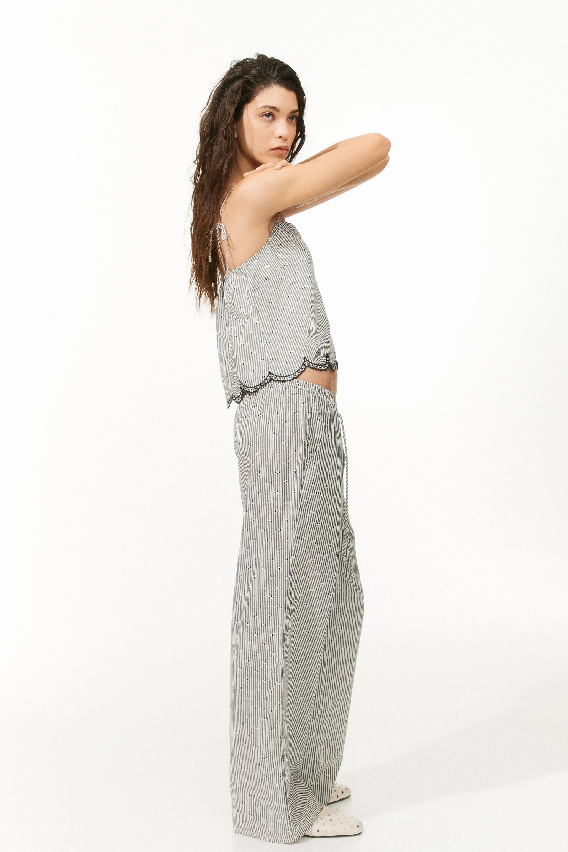 straight-leg drawstring pants