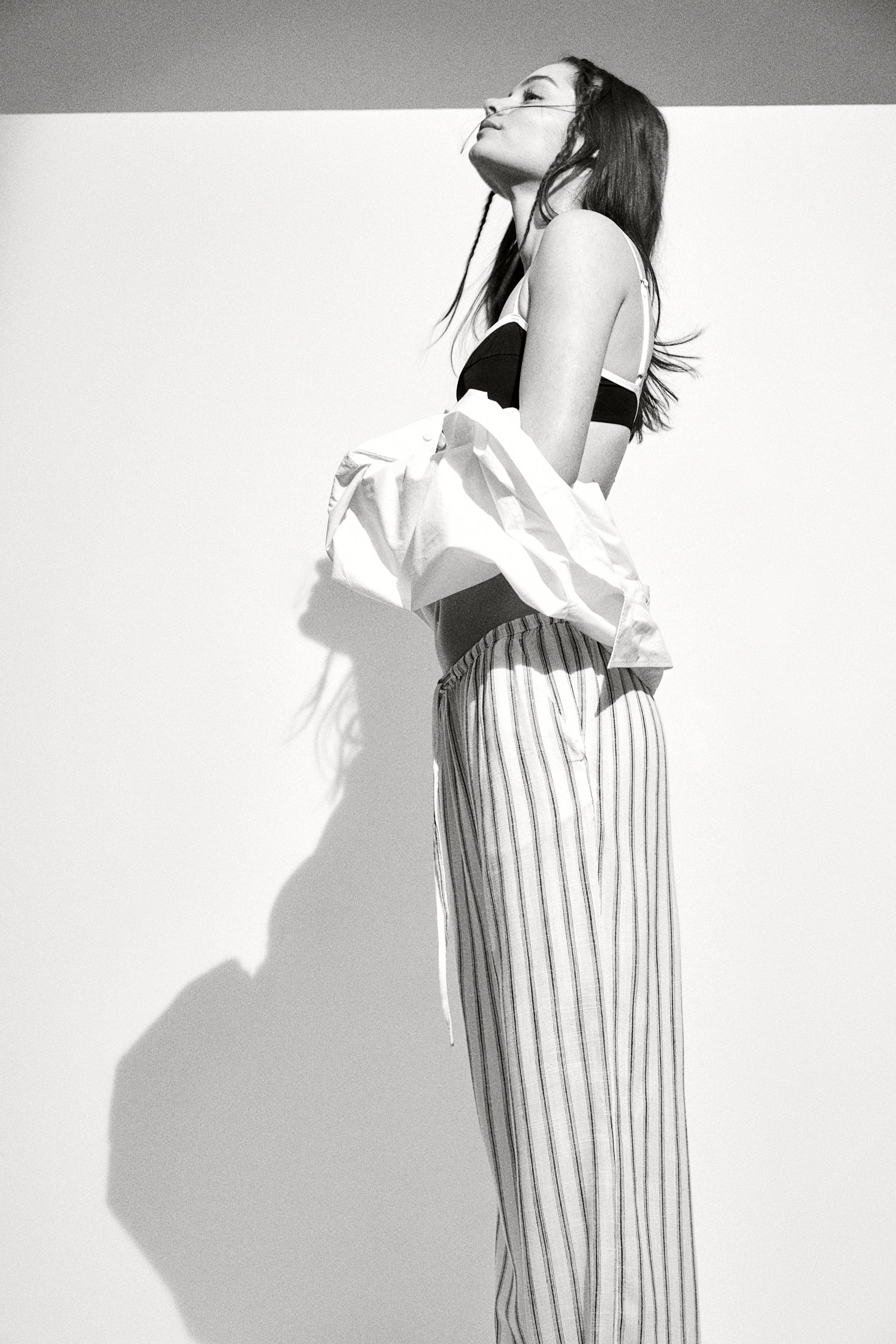straight-leg drawstring pants
