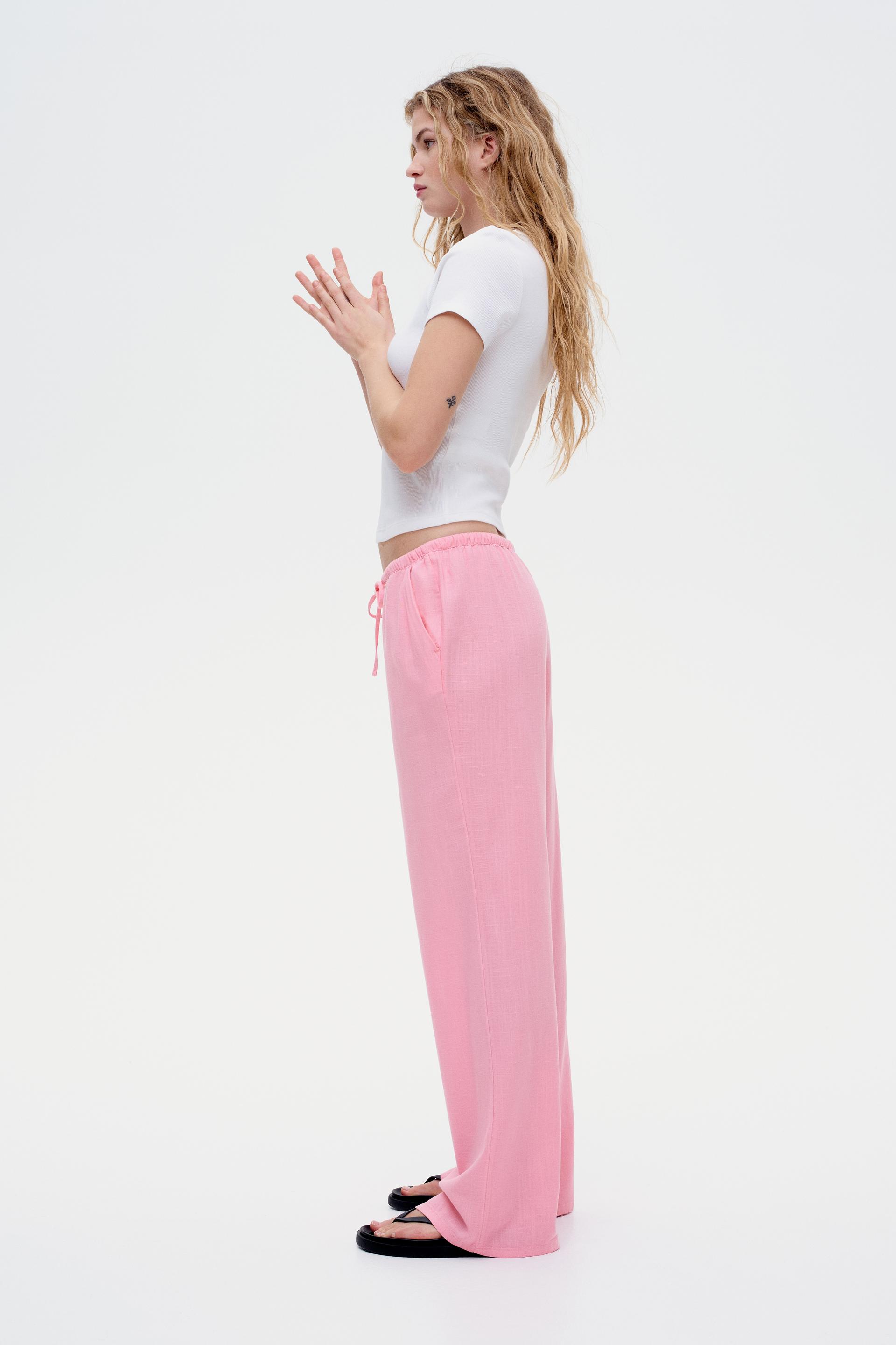straight-leg drawstring pants