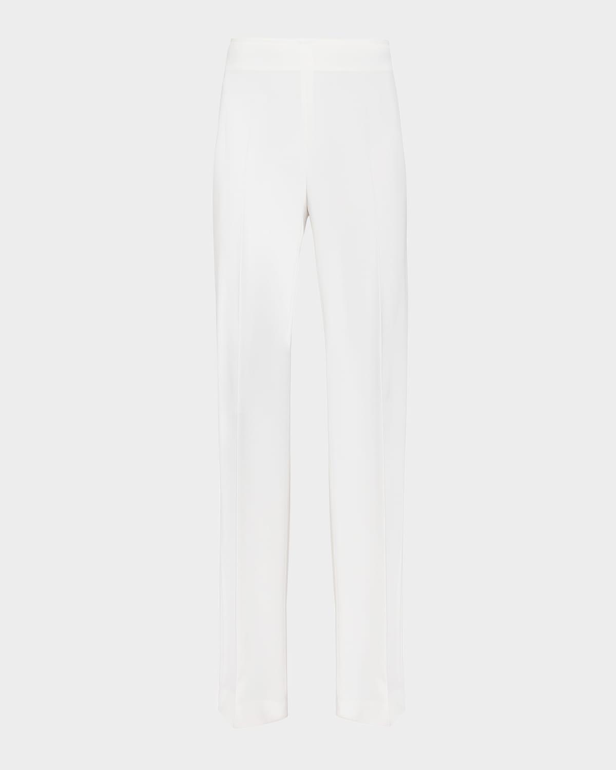 straight-leg fluid cady pants