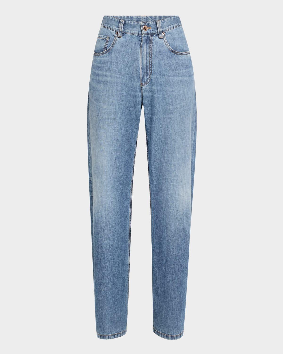 straight leg jeans