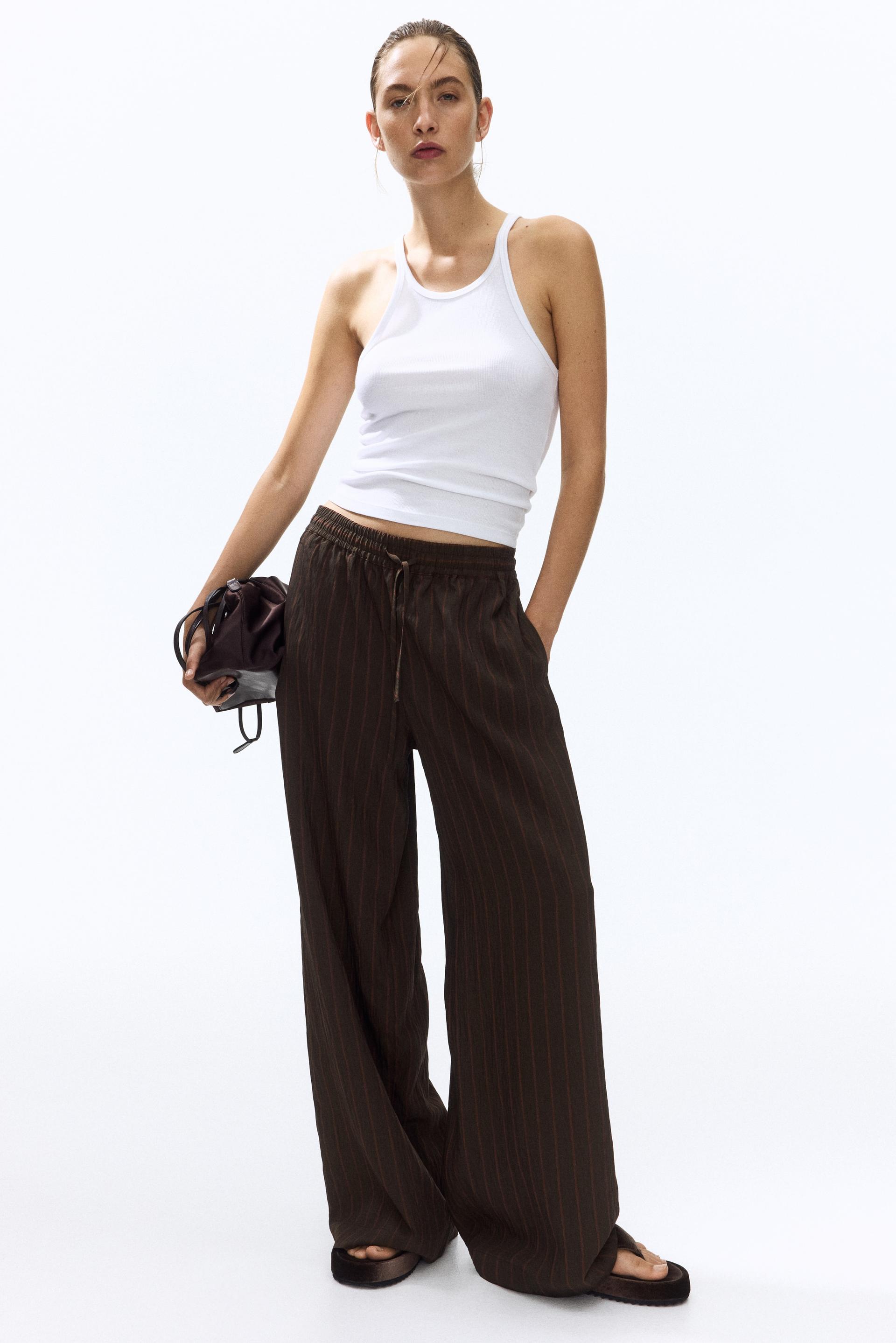 straight-leg pull-on pants