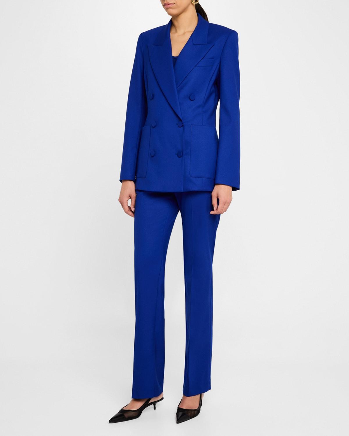 straight-leg seasonless wool trousers