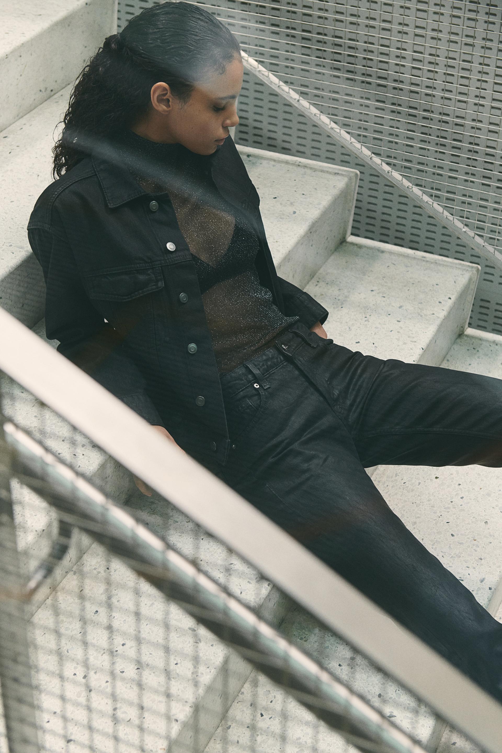 straight low jeans