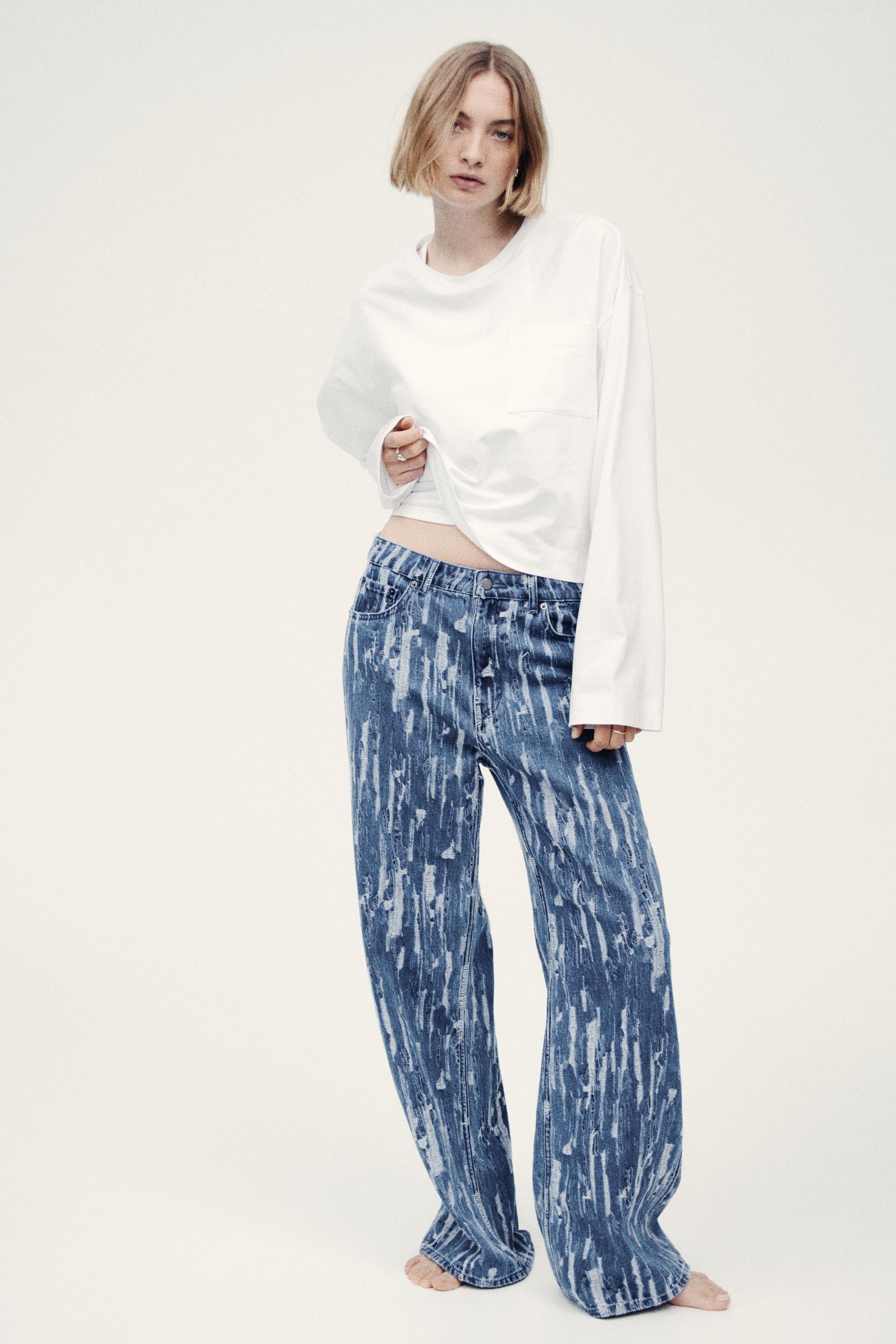 straight low waist jeans