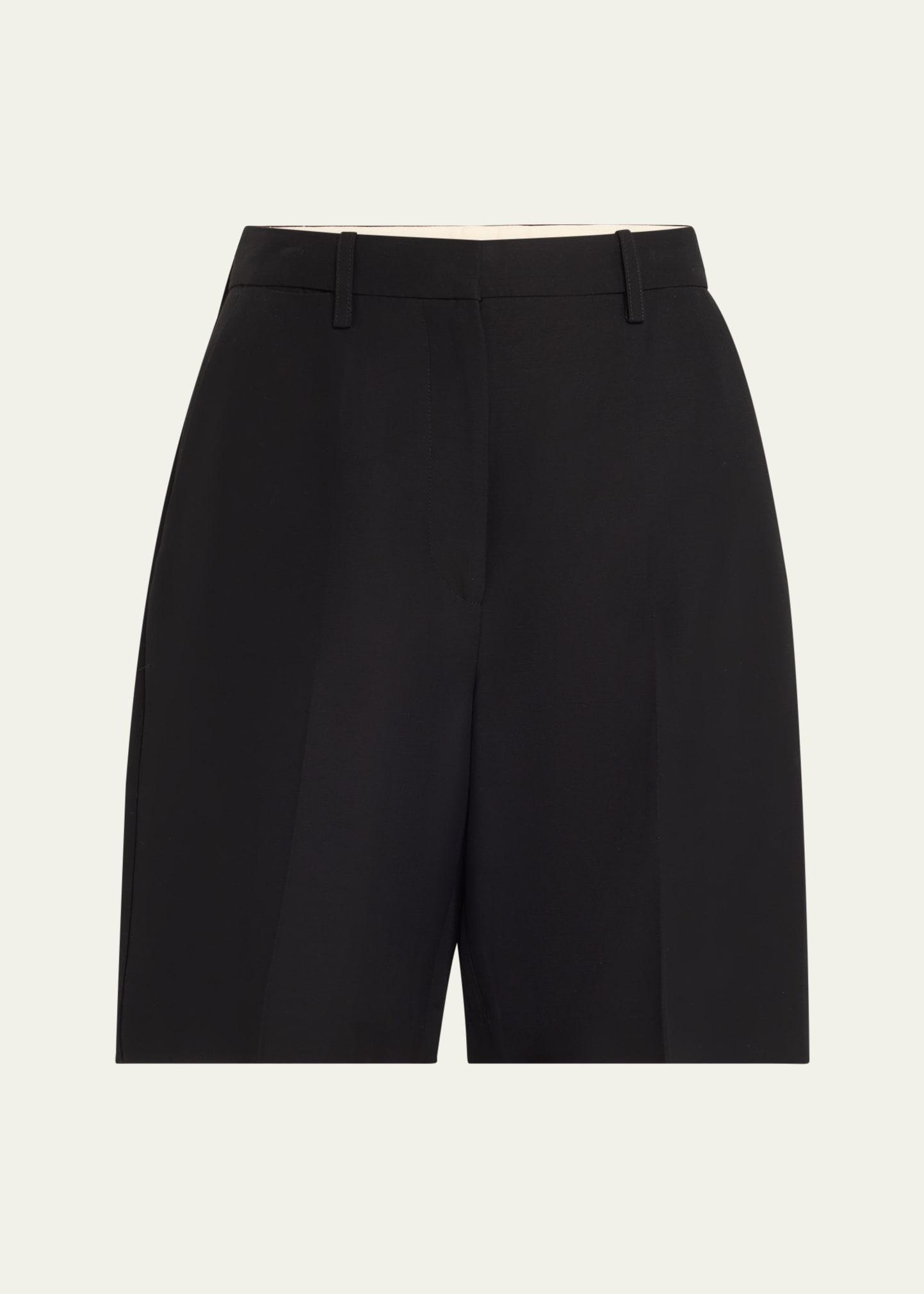 straight mens-inspired bermuda shorts