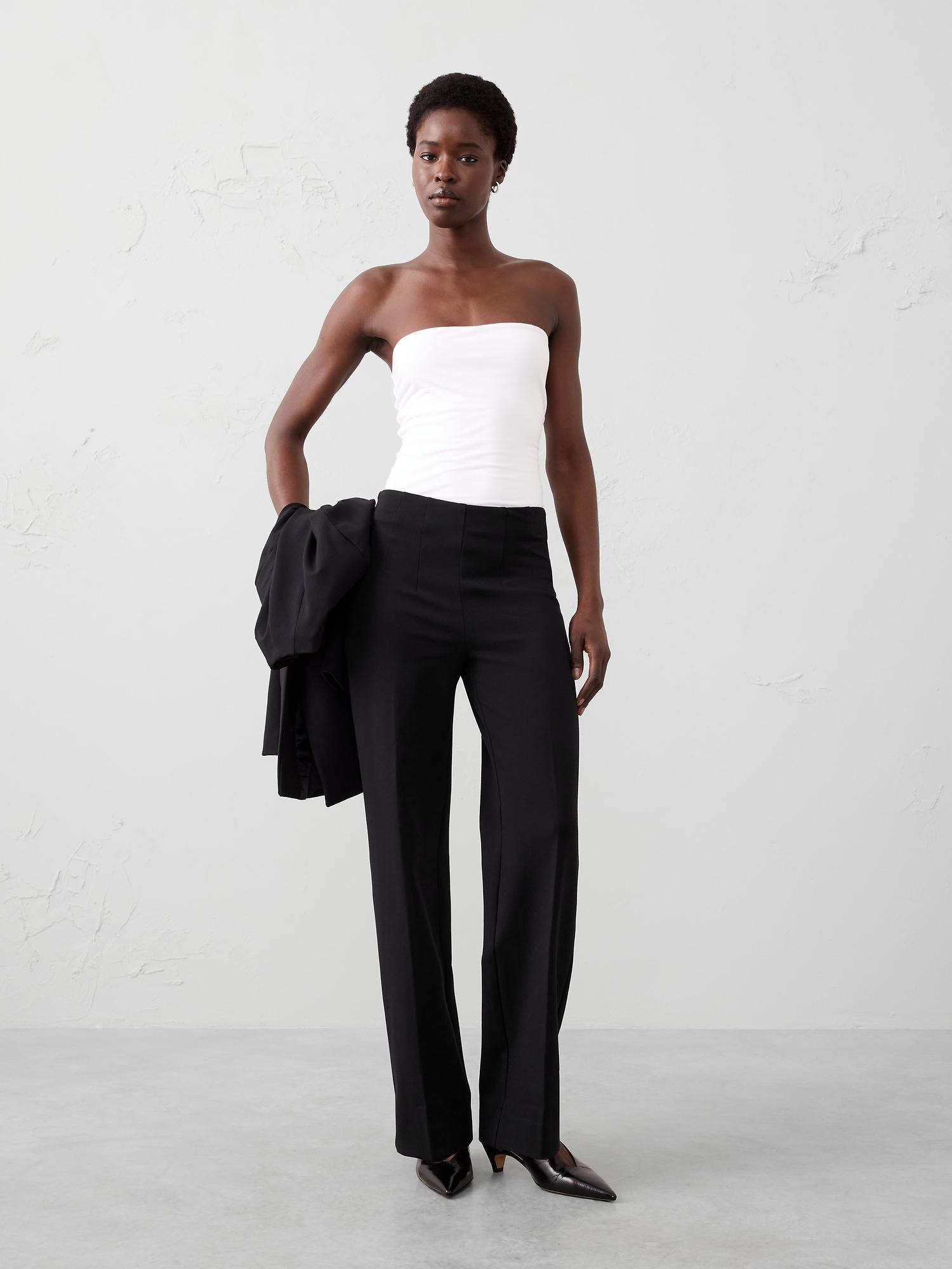 straight ponte pull-on pant